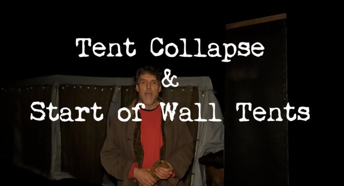 Hewn Woodshed Tent Collapse Spurs Start of Panelized Wall Tent Project