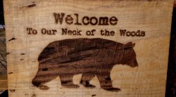 New Sign Design at Hewn Woodshed