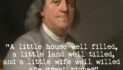 A Bit of Wisdom from Ben Franklin