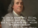 A Bit of Wisdom from Ben Franklin