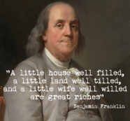 A Bit of Wisdom from Ben Franklin
