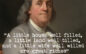 A Bit of Wisdom from Ben Franklin