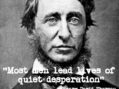 A Bit of Wisdom from Henry David Thoreau