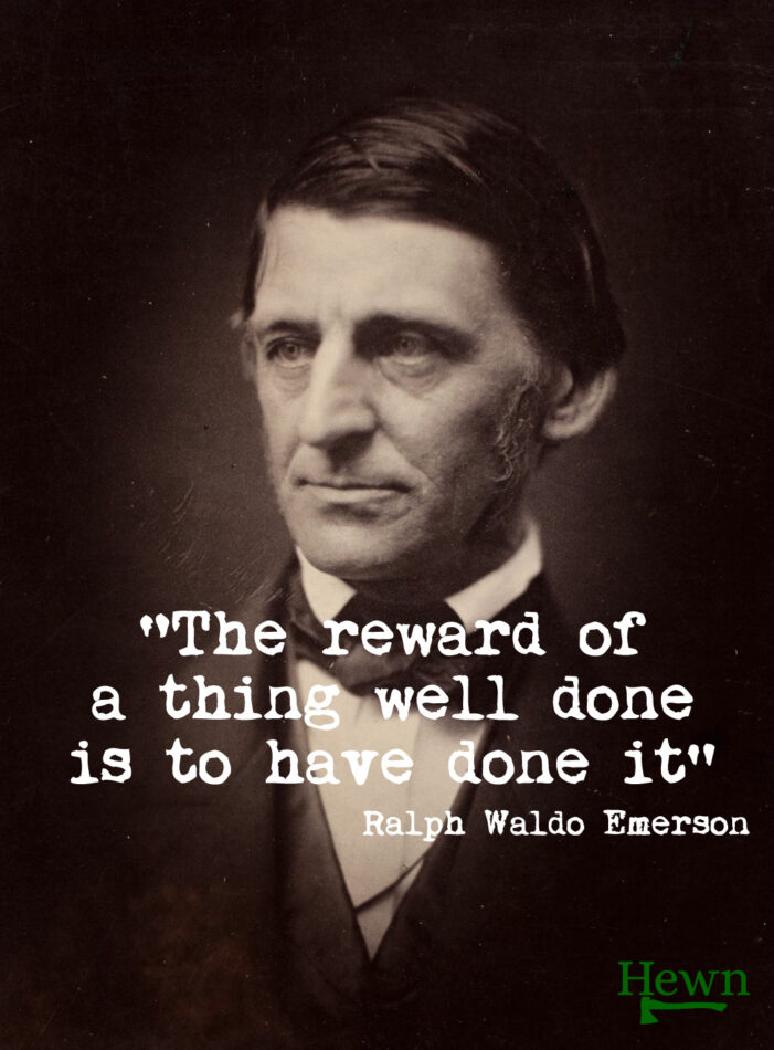 A Bit of Wisdom from Ralph Waldo Emerson A Bit of Wisdom from Ralph Waldo Emerson